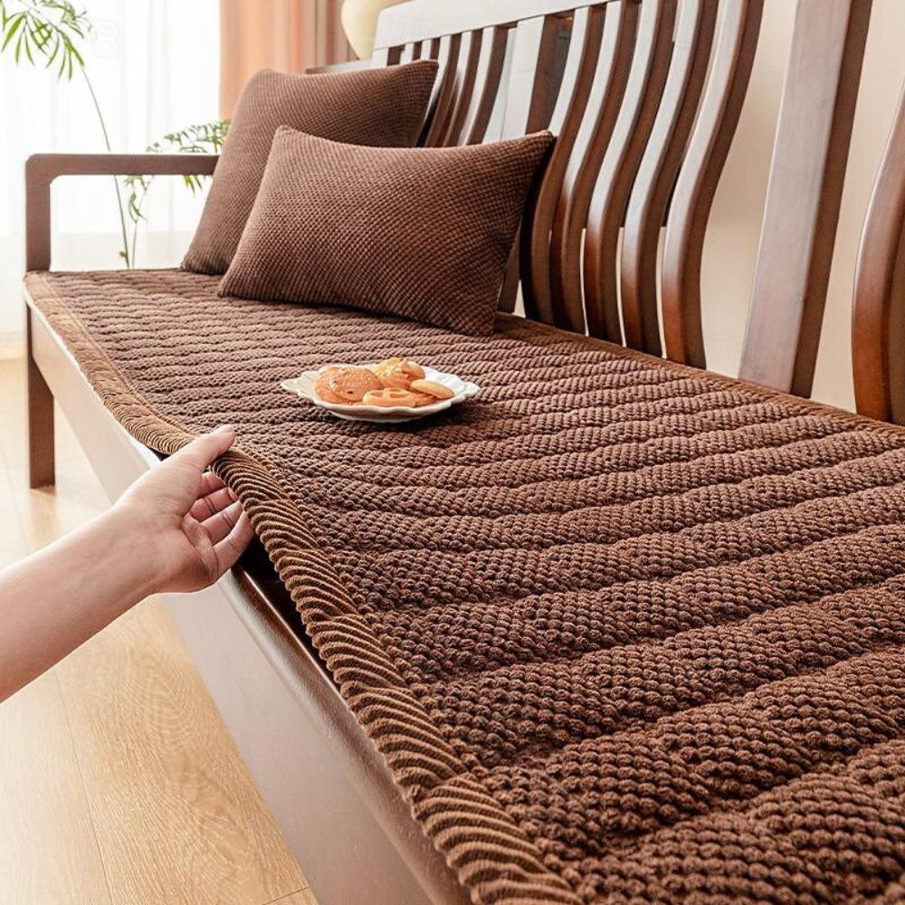 Cora Sofa Cover - Soft Microfiber, Machine-Washable, Pet-Friendly 6