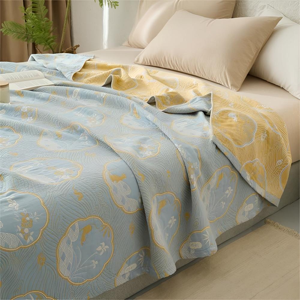 Cove Reversible Blanket - Cotton Blend, Lightweight Design 5
