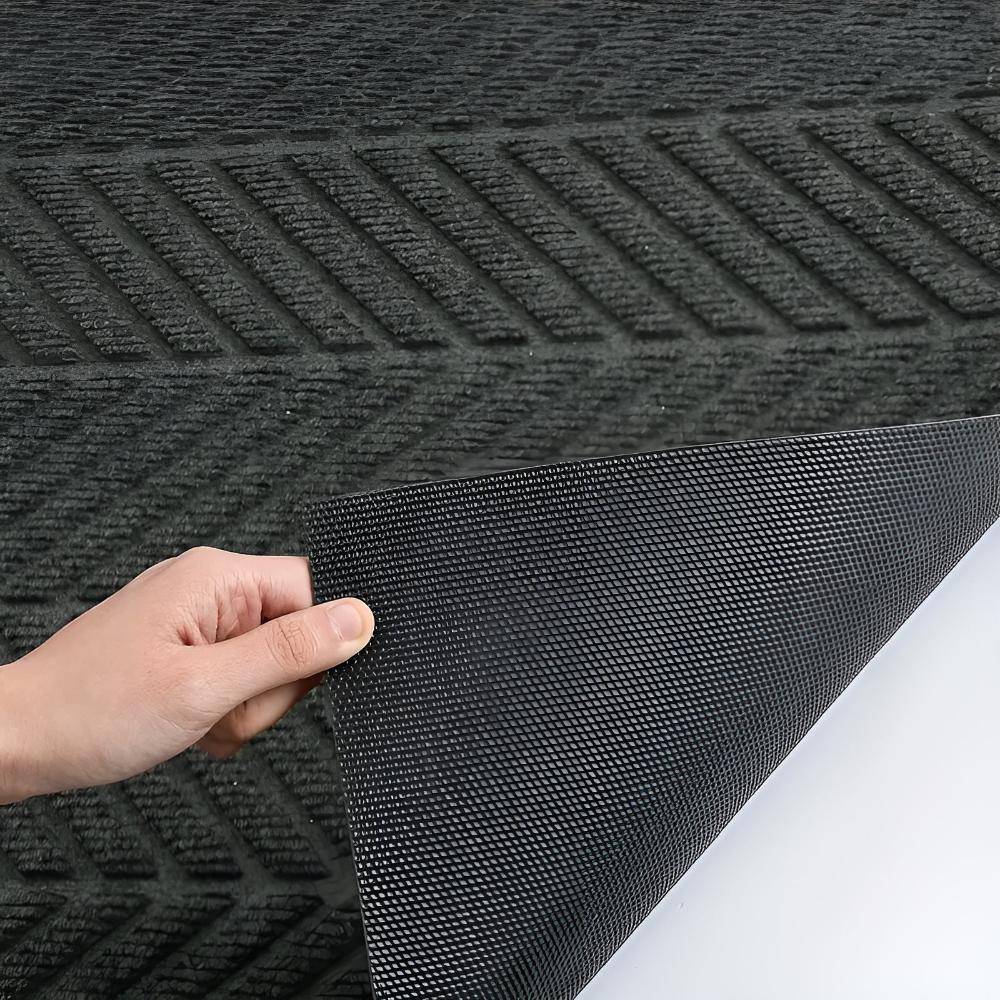 Creston Door Mat - Non-Slip Chevron Design, Indoor Outdoor Welcome Mat 2