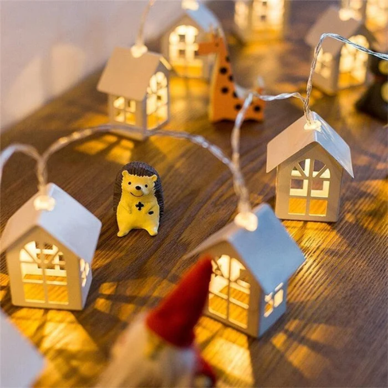 Creston Fairy Lights - Solid Wood Decorative String Lights for Indoor and Outdoor Use 1