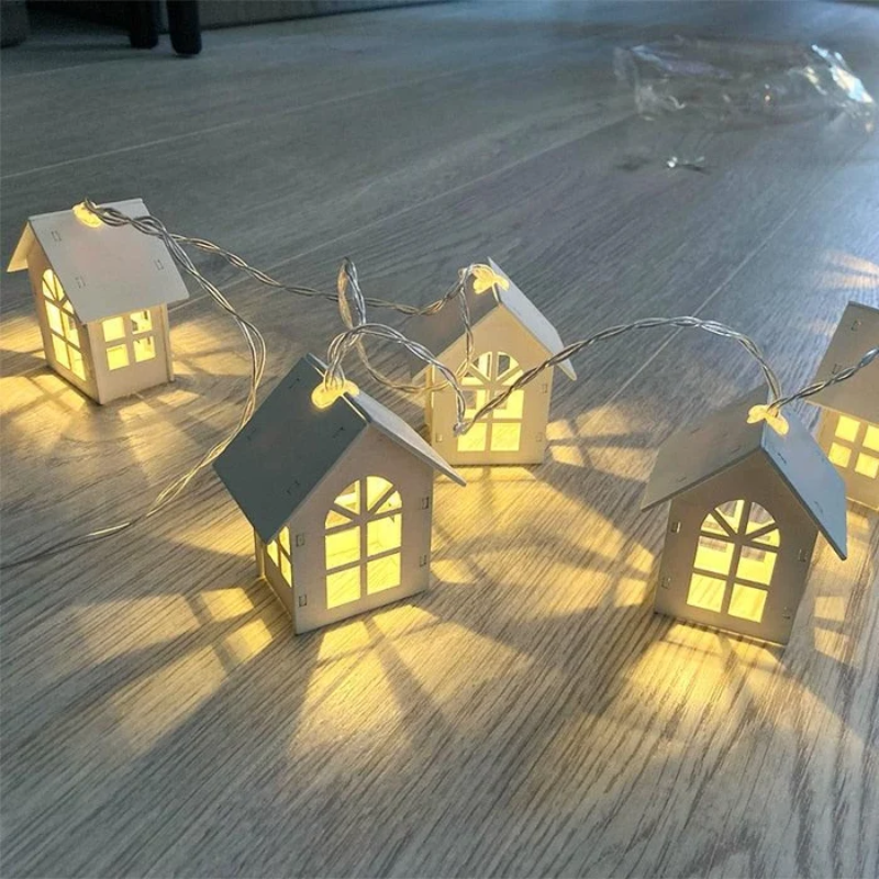 Creston Fairy Lights - Solid Wood Decorative String Lights for Indoor and Outdoor Use 3
