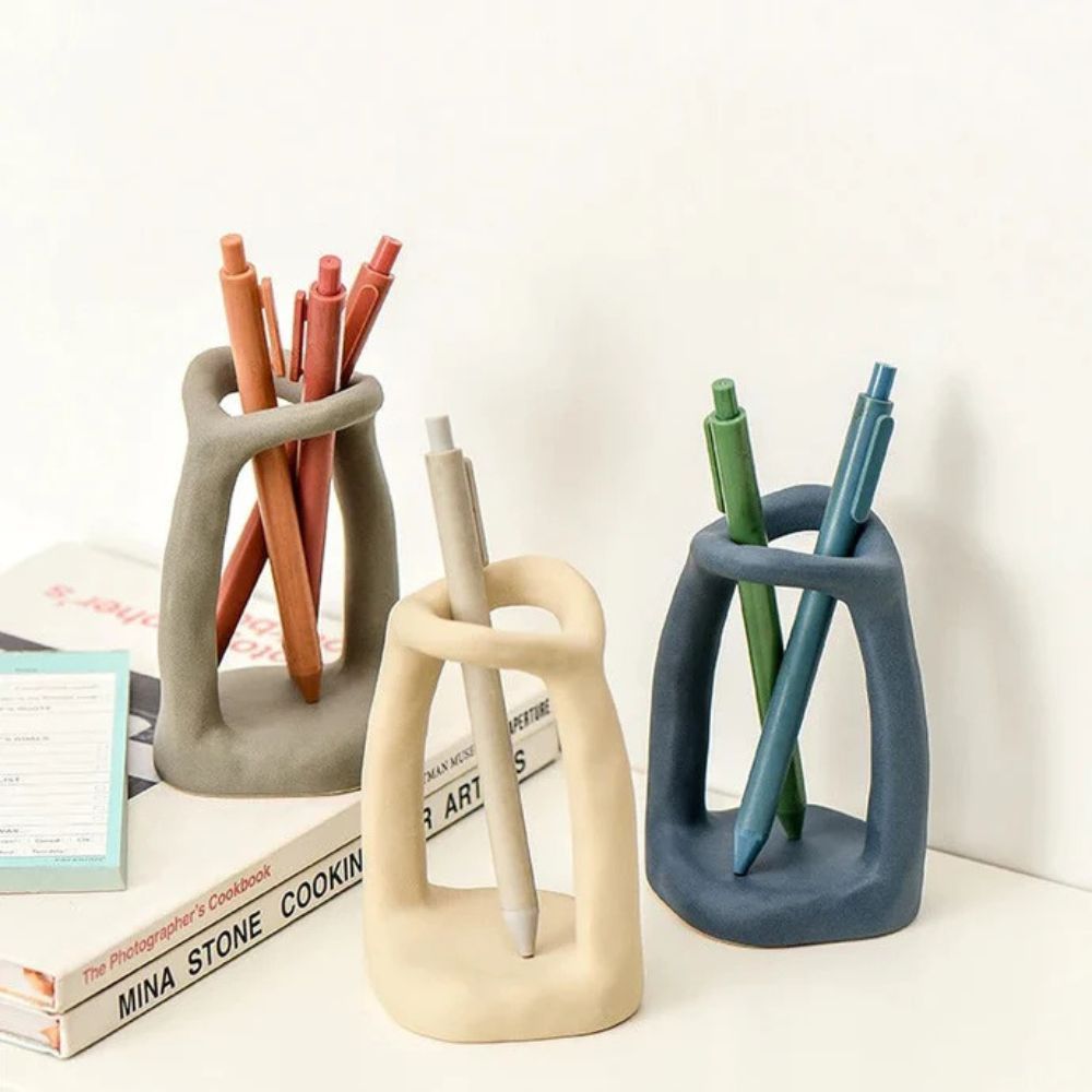 Cura Bathroom Organizer - Ceramic, Compact Design 3