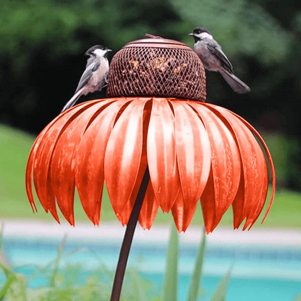 Cypress Bird Feeder - Durable Metal, Weather-Resistant Design 2