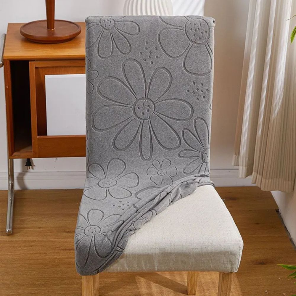 Daisy Dining Chair Cover - Stretch Microfiber, Easy Fit for Dining Room Chair 2