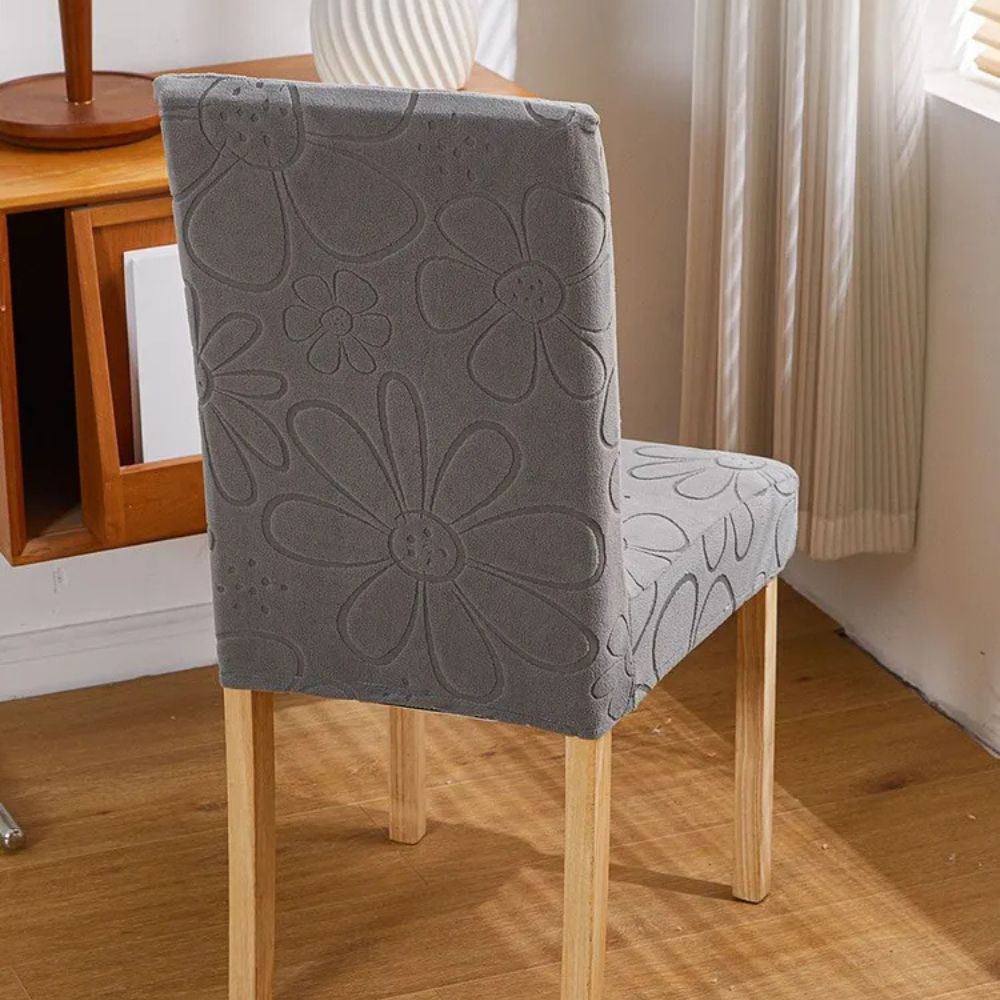 Daisy Dining Chair Cover - Stretch Microfiber, Easy Fit for Dining Room Chair 3