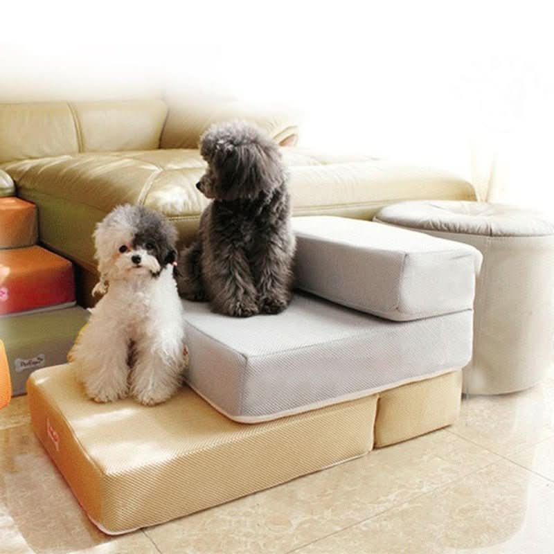 Daxen Pet Stairs - Luxury Foam Dog Steps for Bed, Joint-Friendly Design 2