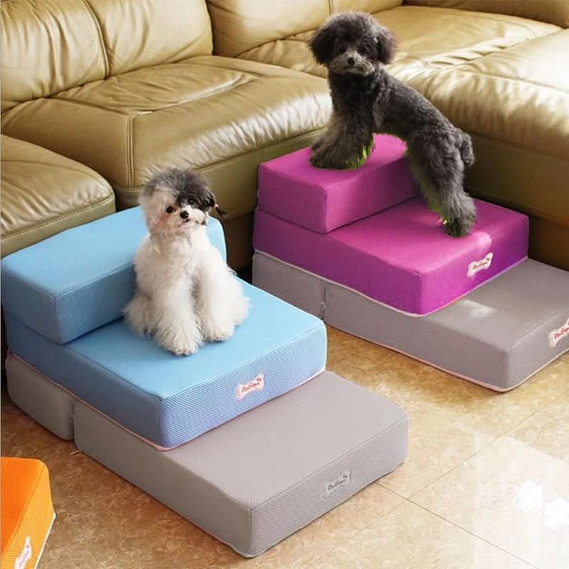 Daxen Pet Stairs - Luxury Foam Dog Steps for Bed, Joint-Friendly Design 3