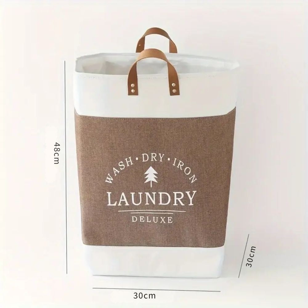Deluxe Laundry Basket - Durable Microfibre, Collapsible Design 4