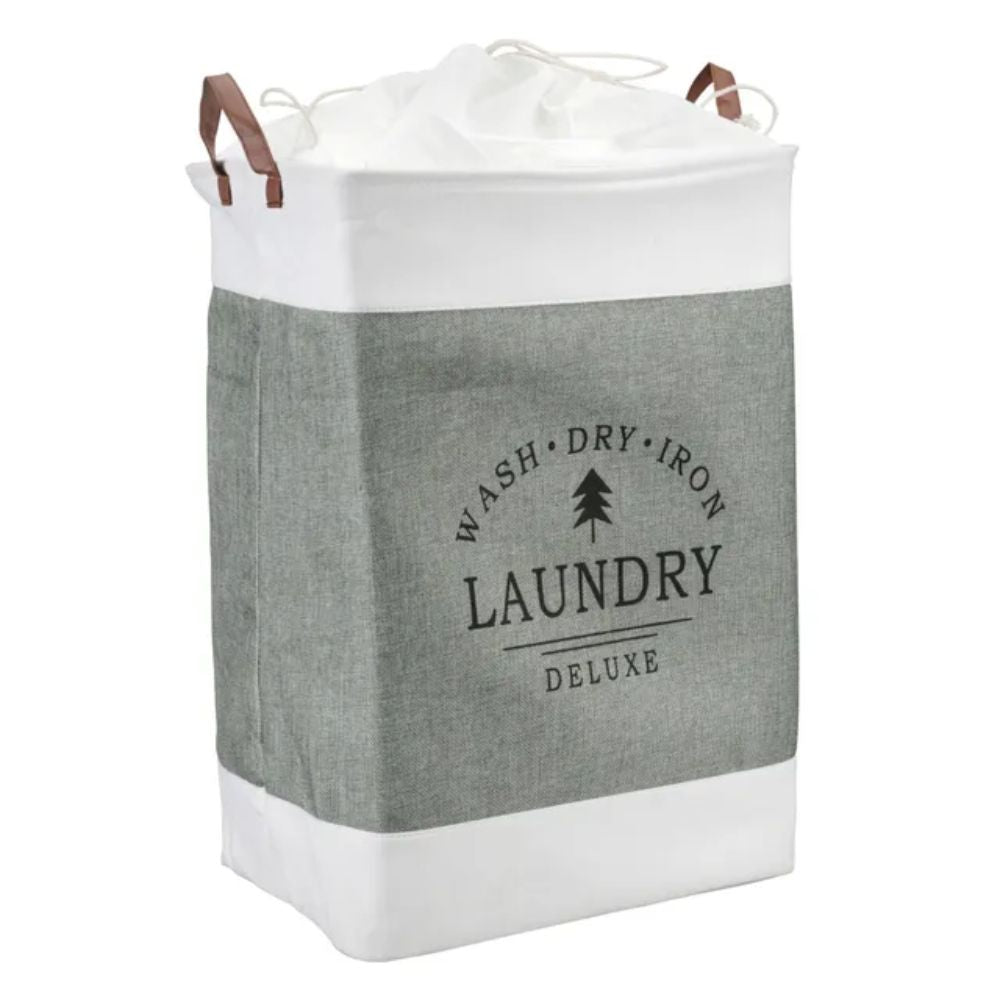Deluxe Laundry Basket - Durable Microfibre, Collapsible Design 9