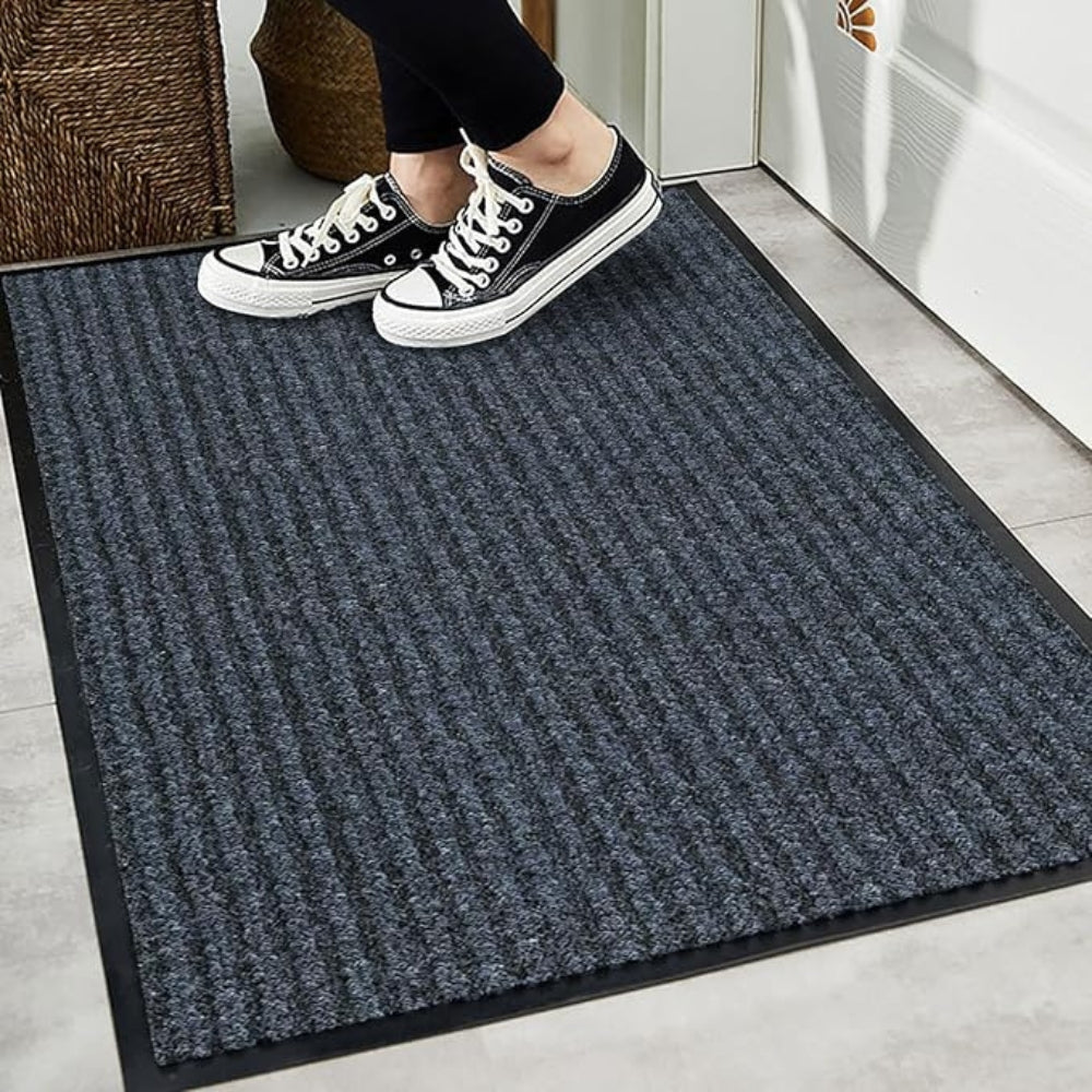 Dorian Door Mat - Durable Polyester, Non-Slip Welcome Design 1