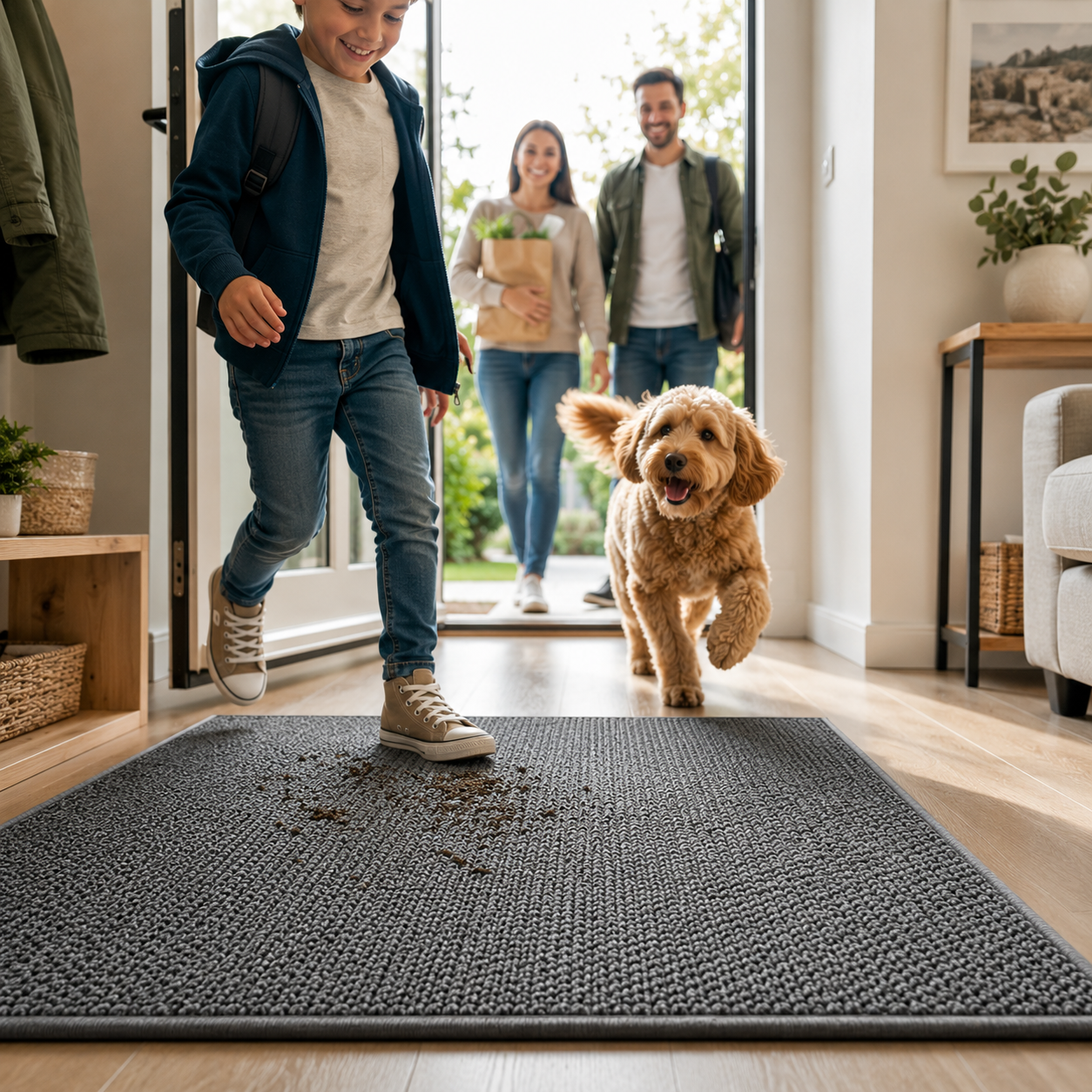 Dynamo Doormat - High Absorbency, Non-Slip Outdoor Welcome Mat 6