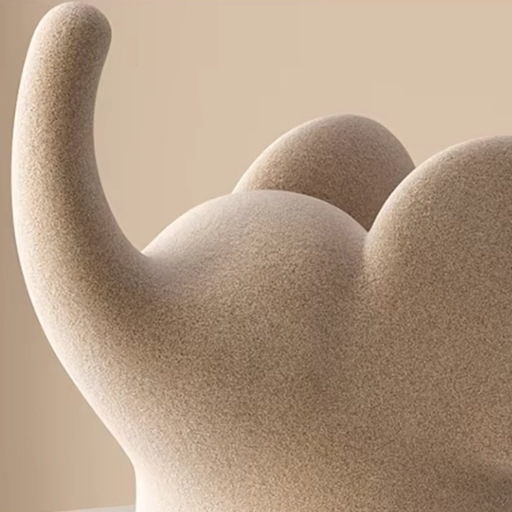 Elysian Elephant Figurine - Resin, Minimalist Design 4