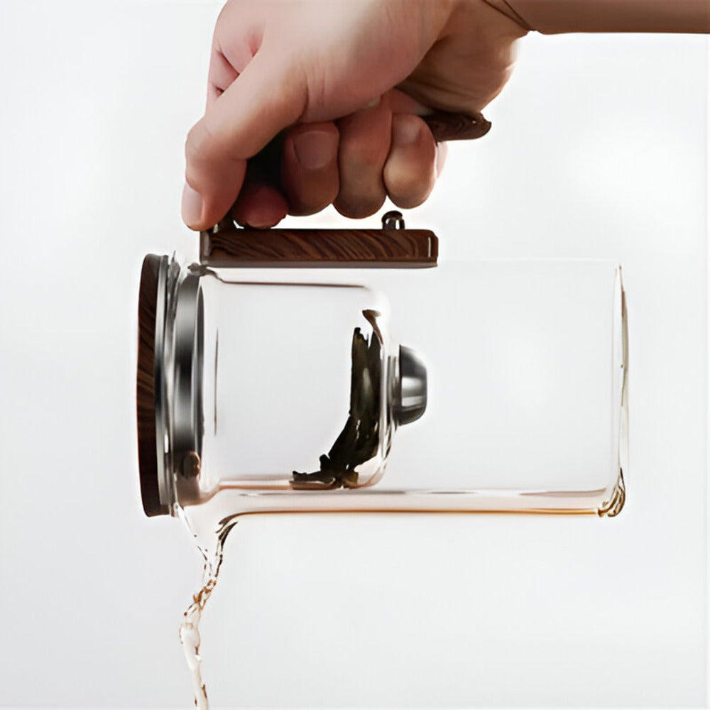 Elysian Glass Teapot with Infuser - Borosilicate, Elegant Design 6