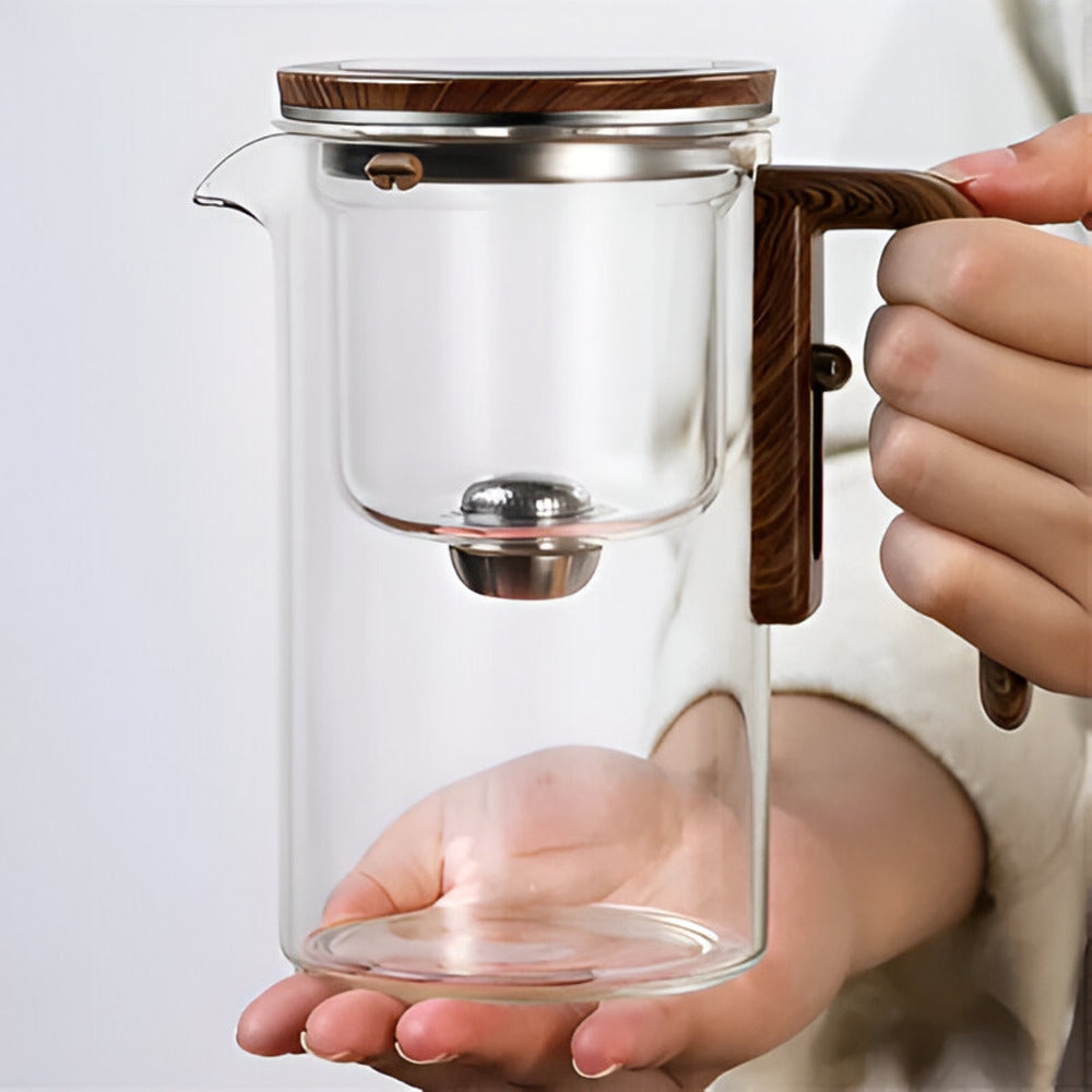 Elysian Glass Teapot with Infuser - Borosilicate, Elegant Design 8