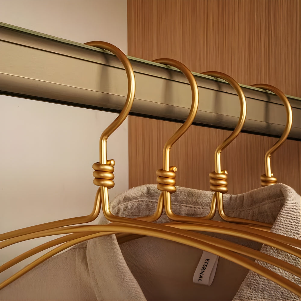 Elysium Clothes Hanger Set - Extra Wide Aluminum, 6 Pieces 4