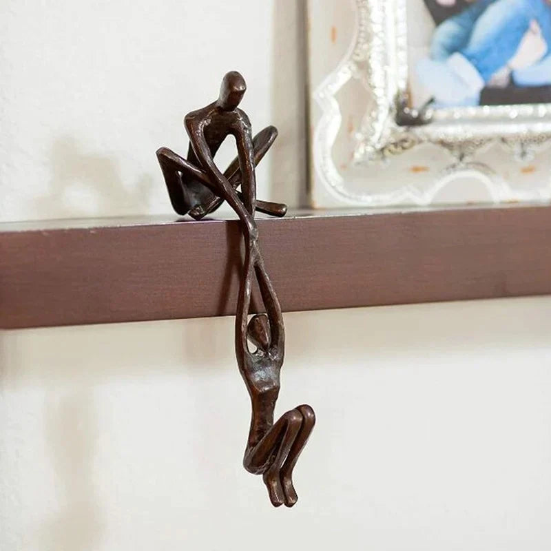 Elysium Love Sculpture - Resin Home Decor, Unique Wall Decor 3