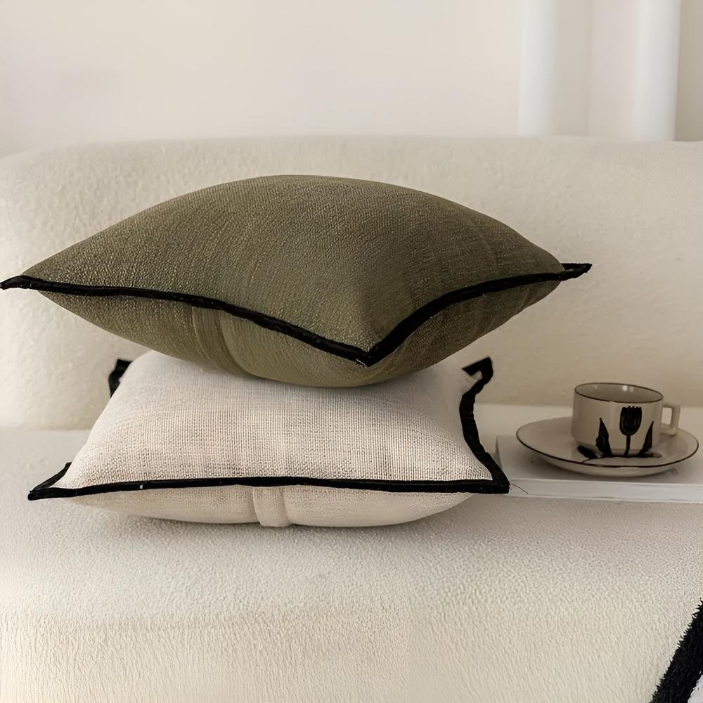 Finesse Sofa Cushion Covers - Woven Jacquard, Elegant Touch 3