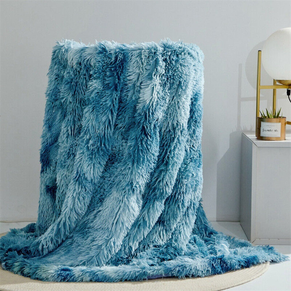 Fiora Blanket Throw - Faux Fur, Reversible Softness 2