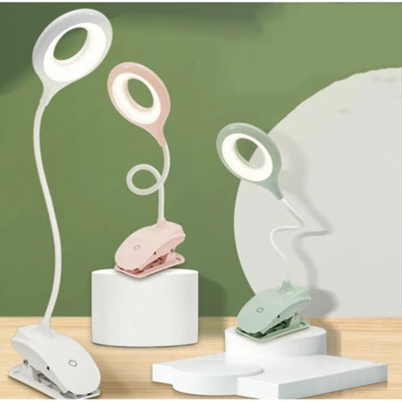 Flectra Reading Lamp for Bed - Dimmable Gooseneck Design, USB Rechargeable 2
