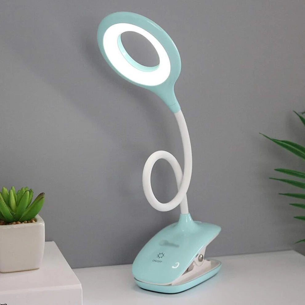 Flectra Reading Lamp for Bed - Dimmable Gooseneck Design, USB Rechargeable 6
