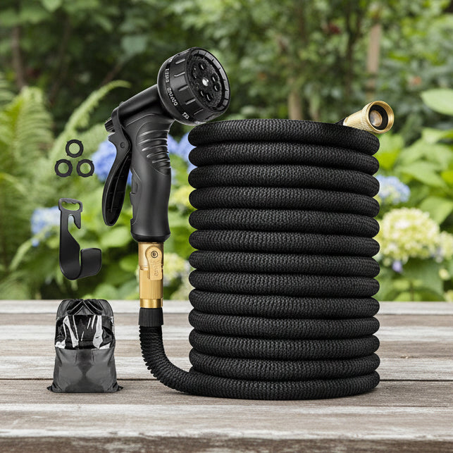 FlexStream Max - Expandable Garden Hose - Durable Style - Kink Free