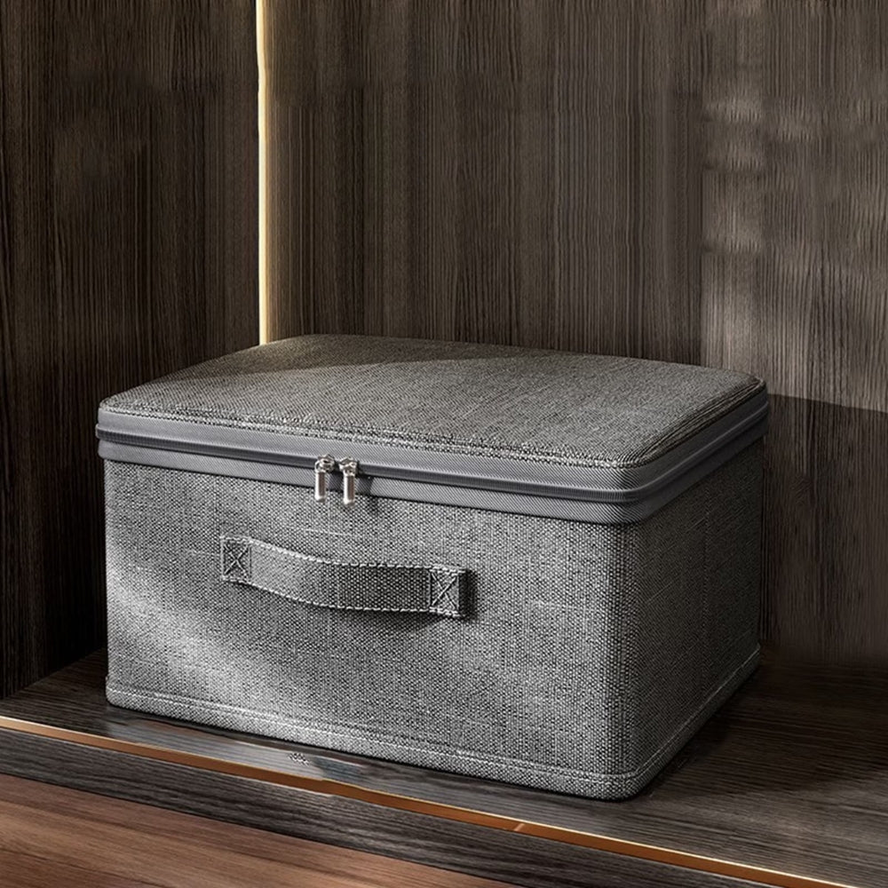 Folio Storage Box - Lightweight Fabric, Foldable Organizer 1