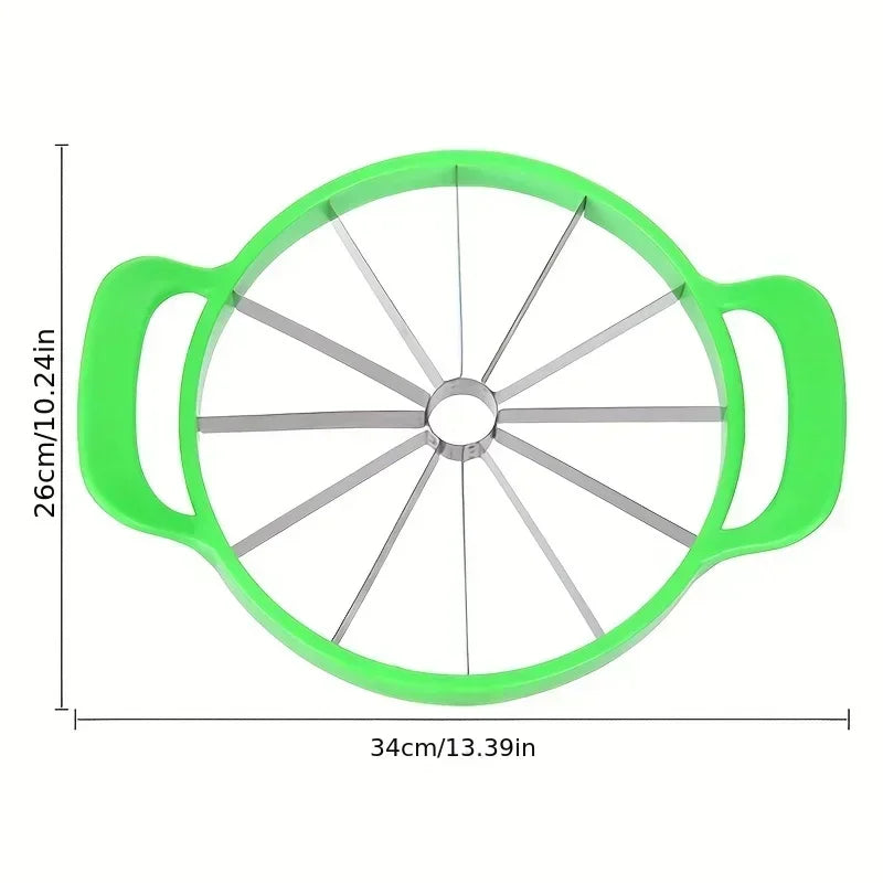 Fresco Fruit Slicer - Stainless Steel Blades, 8 or 12 Cuts for Watermelon and Apple 5
