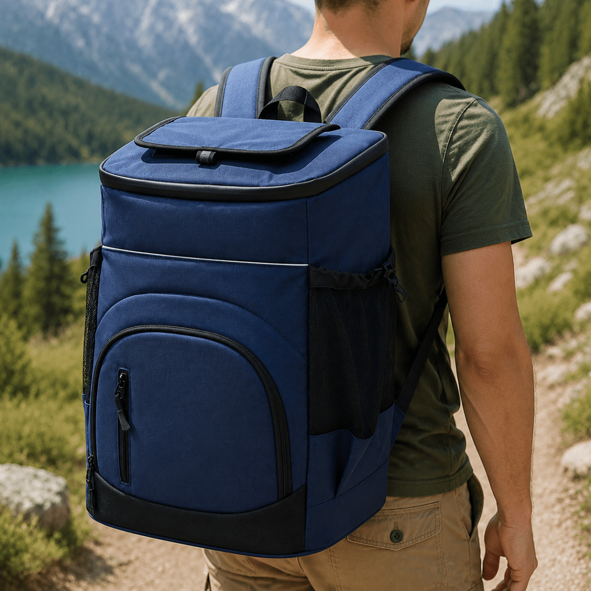Frostline Insulated Cooler Backpack - Waterproof, 33L Capacity 2