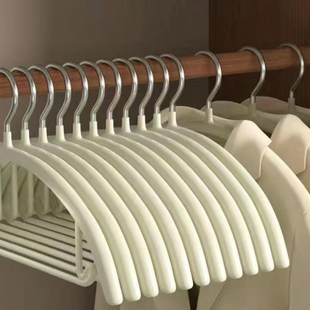 Gleam Coat Hangers - Plastic, Soft-Touch Ergonomic Design 6