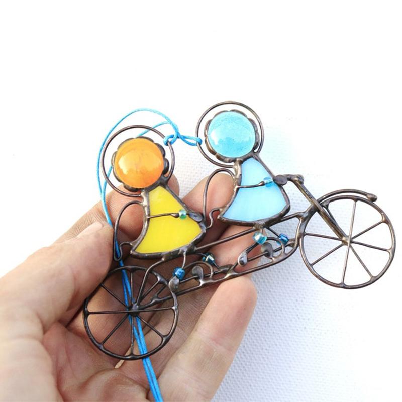 Gleisa Crystal Suncatcher - Handmade Glass with Rainbow Reflections 7