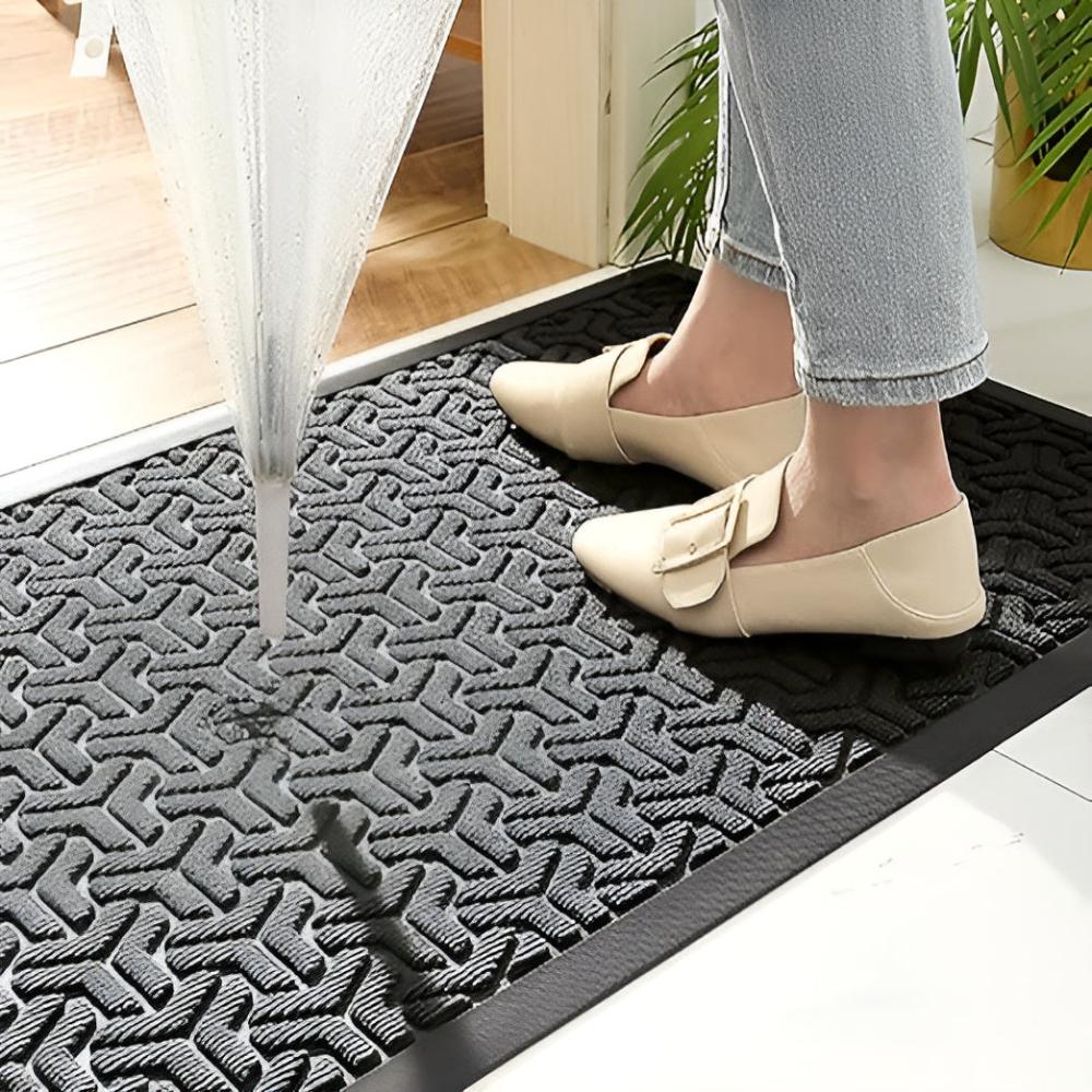 Glenwood Door Mat - Durable Geometric Design, Non-Slip Outdoor Welcome Mat 1