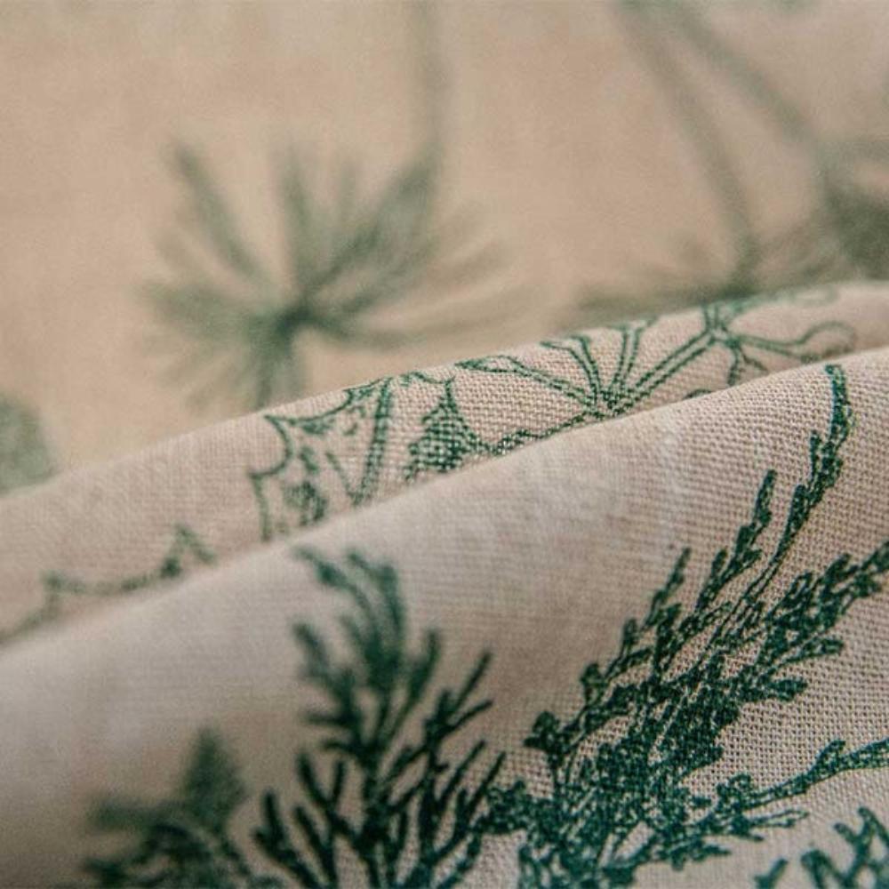 Grove Linen Curtain - Cotton-Linen Blend, Semi-Blackout for Living Room 1