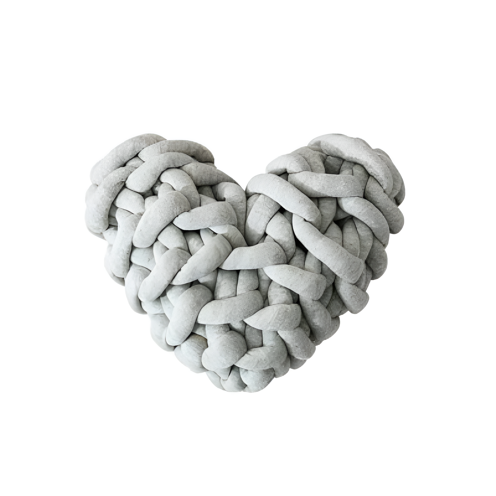 Harmony Heart Cushion - Handmade Cotton, Plush Design 13