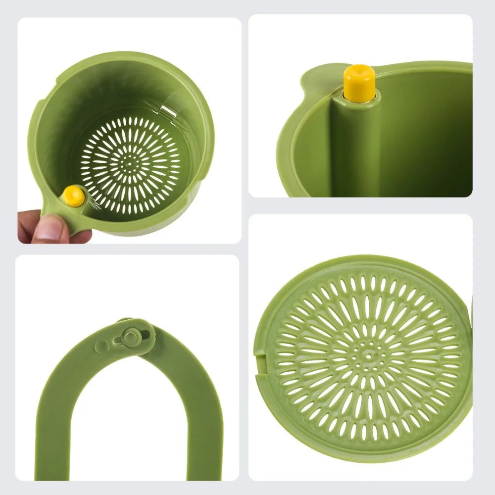 Haven Hanging Drainer Basket - BPA-Free, Tool-Free Installation 6