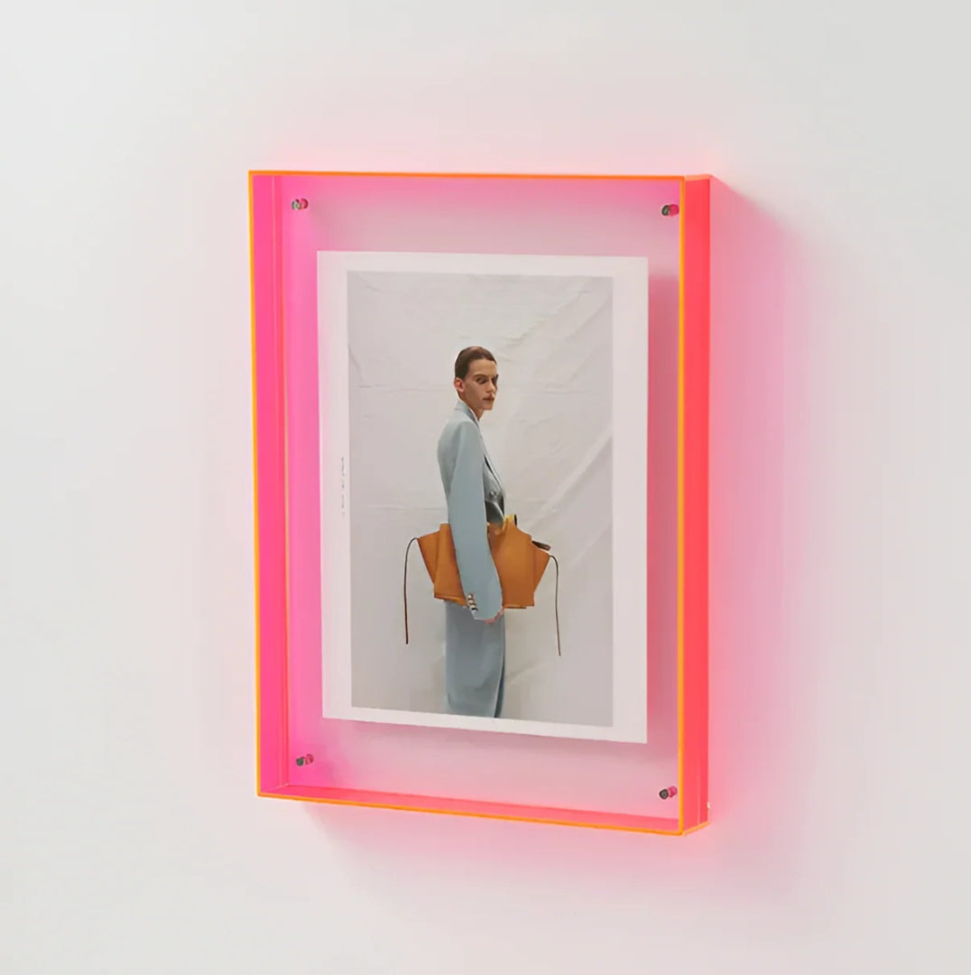 Helix Acrylic Photo Frame - Transparent Minimalist Design, Versatile Display 12