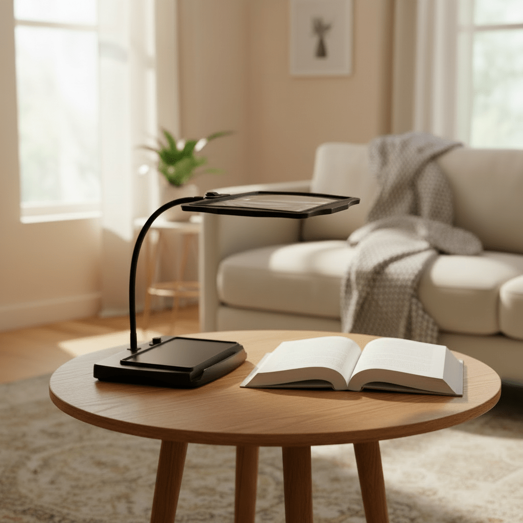 Horizon Magnifying Desk Lamp - LED Light, 3x Magnification 3