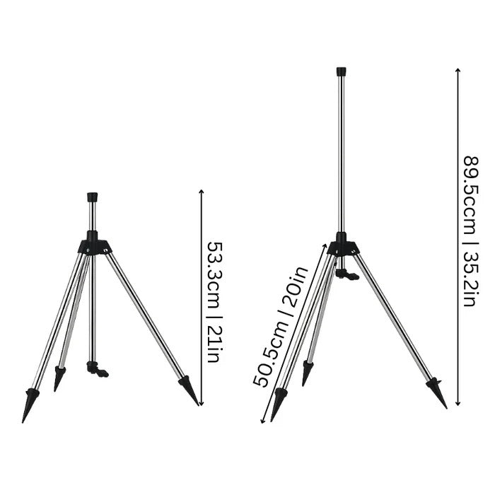 Horizon Tripod Sprinkler System - High-Pressure, 360° Coverage 1