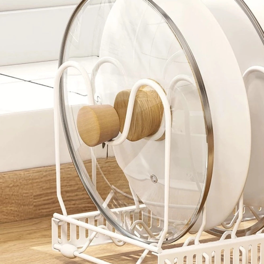 Ironclad Kitchen Rack - Adjustable Iron Utensil Holder 3