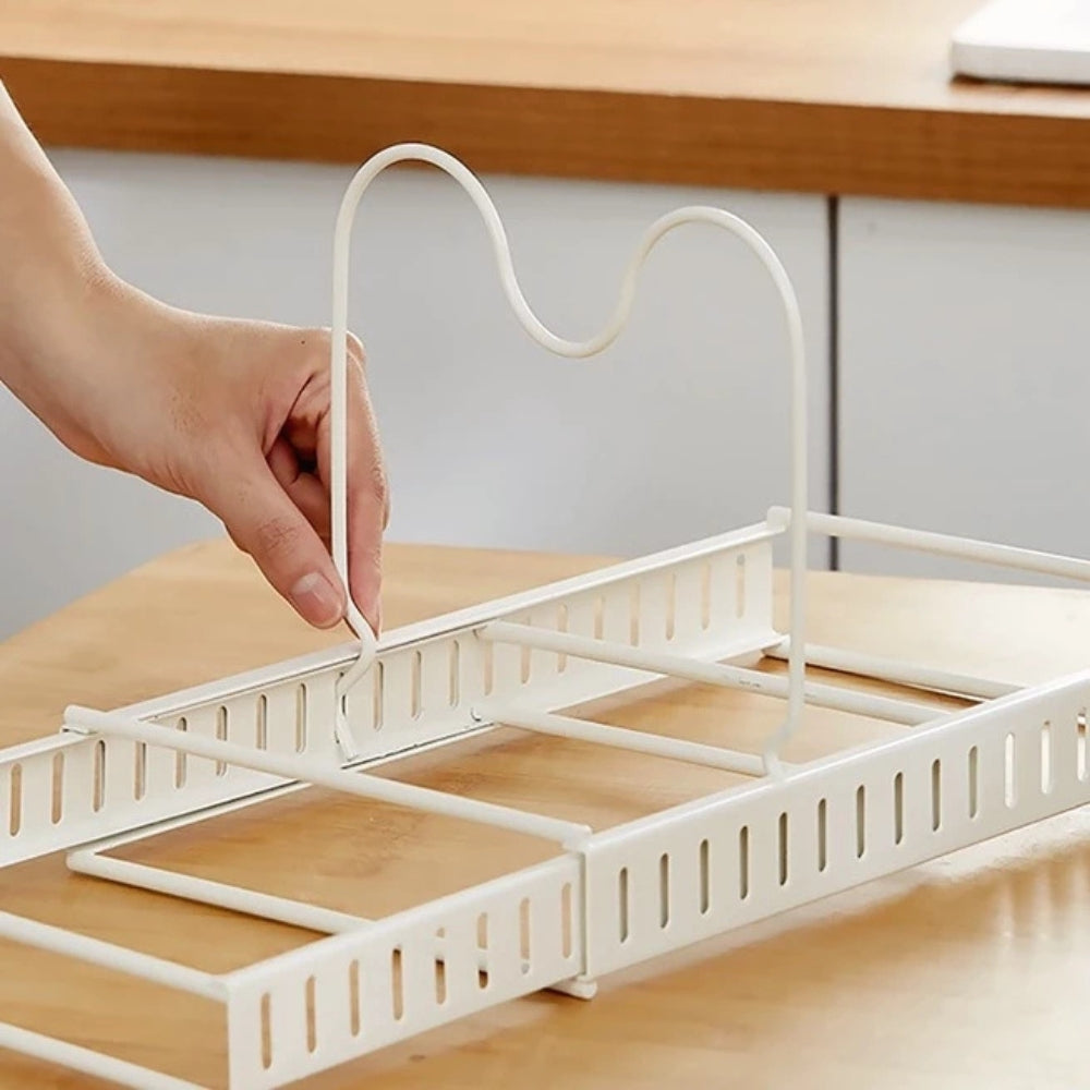 Ironclad Kitchen Rack - Adjustable Iron Utensil Holder 6