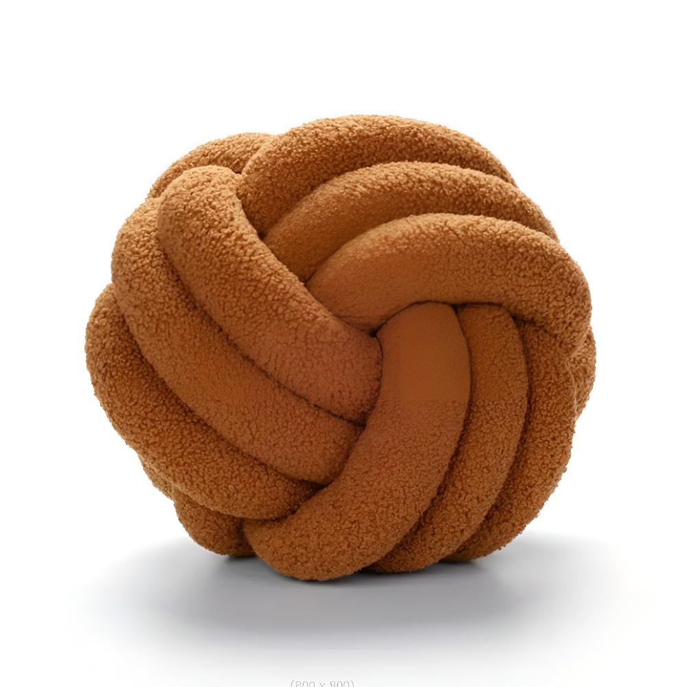 Knotty Cushion - Soft Lambswool, Cozy Flower Design 10