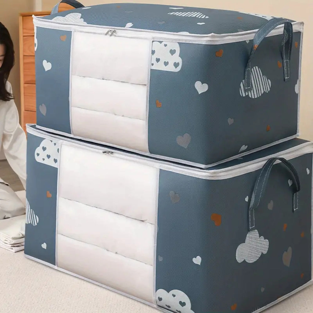 Kora Kids Storage Bag - Durable Cotton-Polyester Blend, Reinforced Handles 2