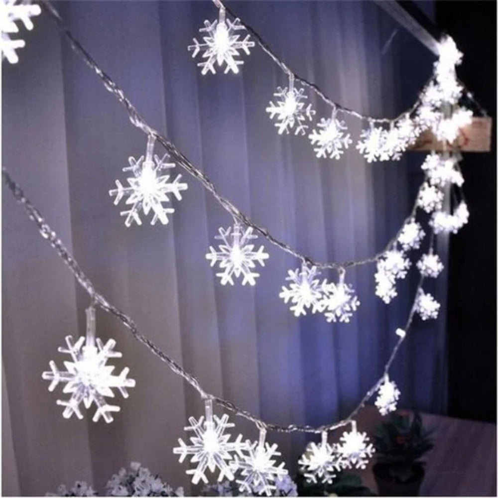 TwinkleDrop Light Garland – LED String Lights – Warm Ambient Home Decor