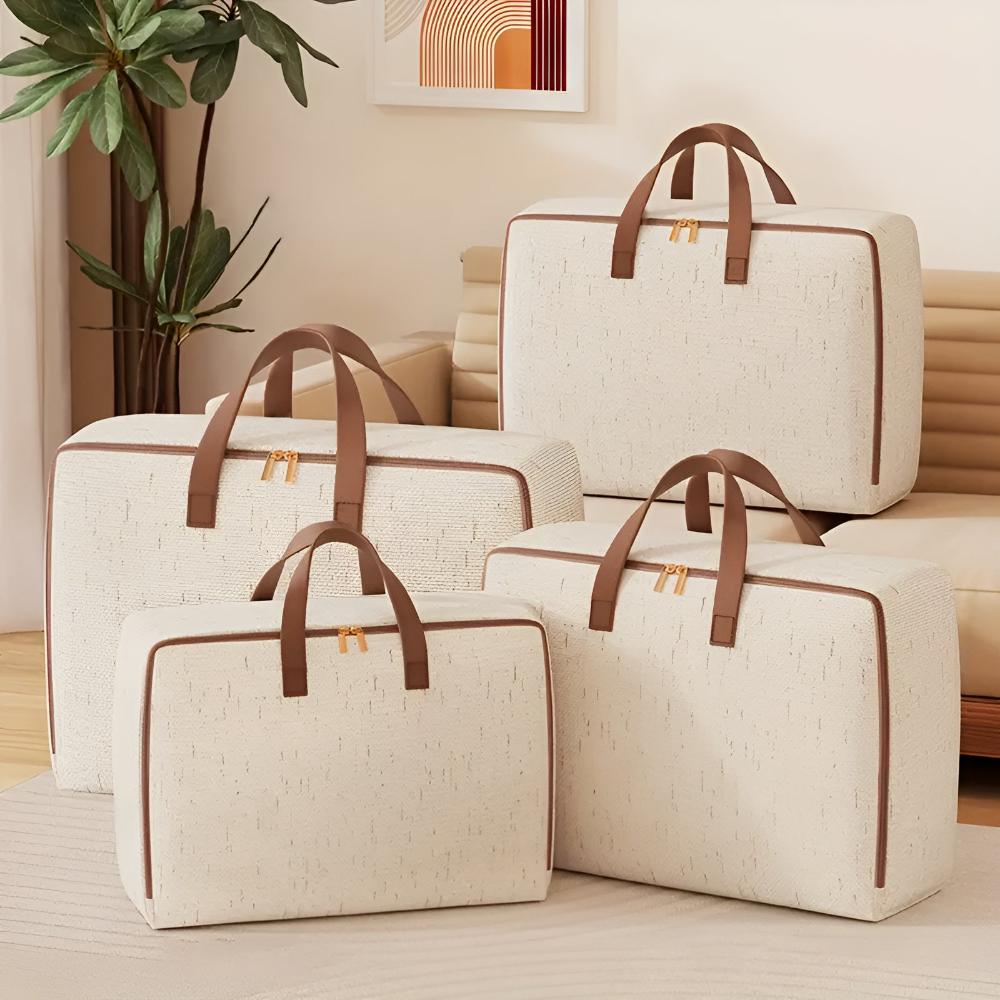 Lina Storage Bag - High-Quality Linen, Compact Design 1