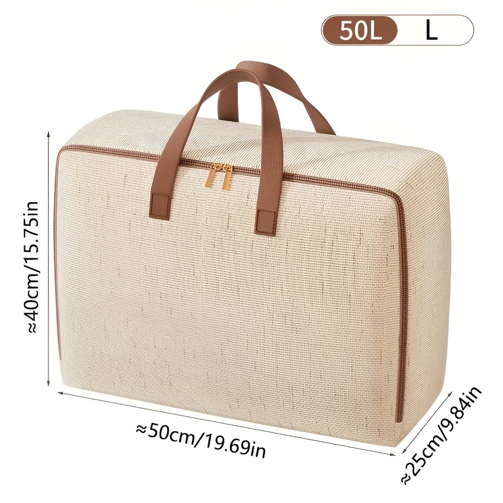 Lina Storage Bag - High-Quality Linen, Compact Design 4