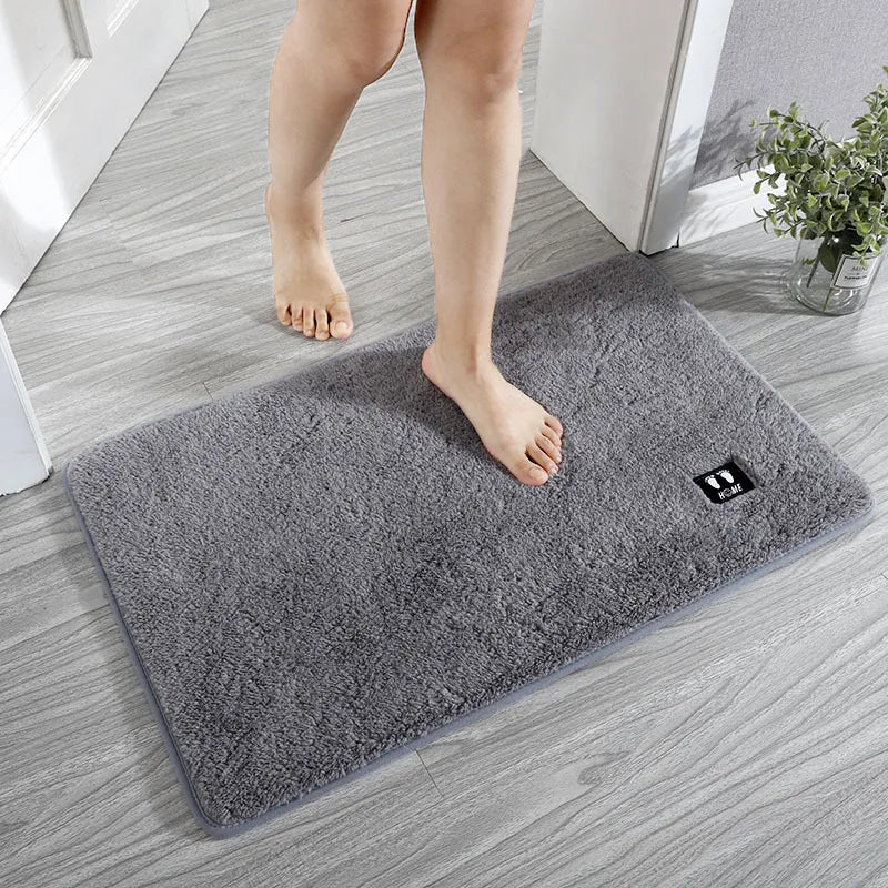 Liora Bath Mat - Thick Absorbent Non-Slip Stripe Design 0