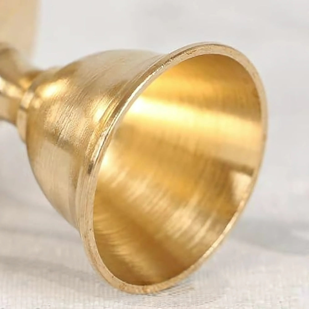 Liora Candle Holder - Vintage Copper Finish, Pedestal Base 8