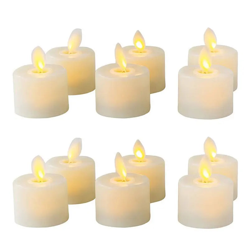 Liora Flameless Candle Set - LED Light with Remote Control, Battery Operated 5
