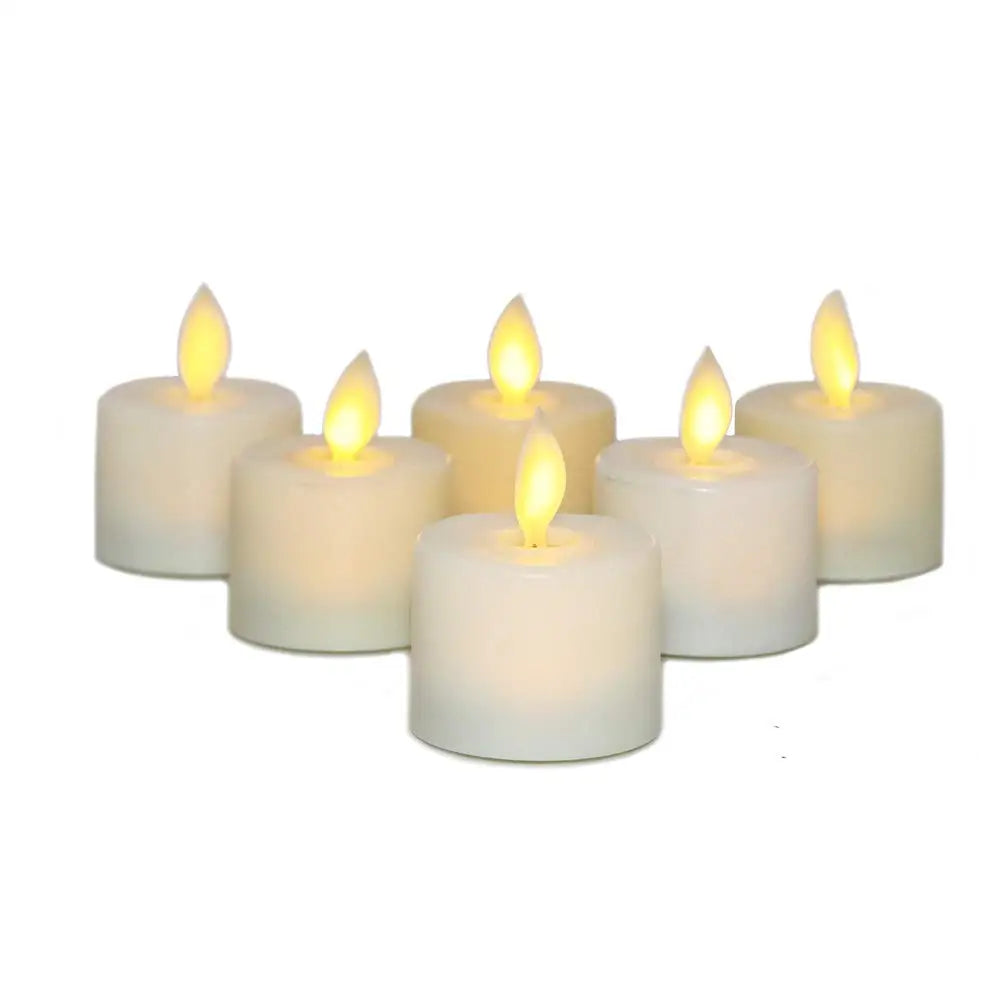 Liora Flameless Candle Set - LED Light with Remote Control, Battery Operated 8