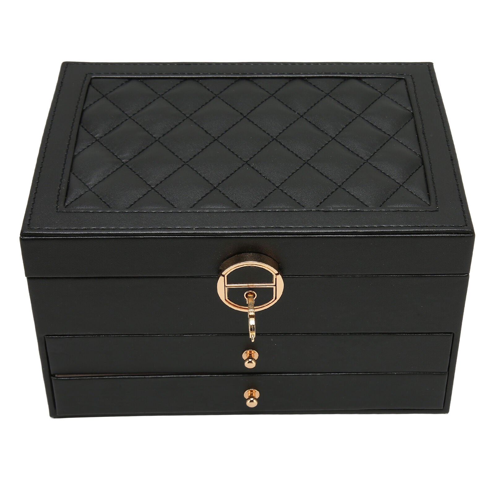 Liora Jewelry Box for Women - Multi-Layer Leather Organizer, Elegant Storage for Rings and Necklaces 7