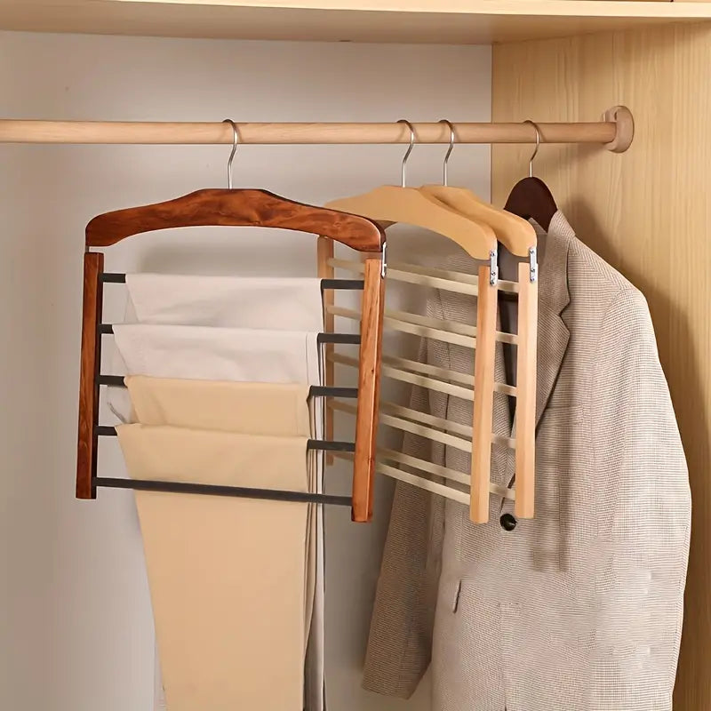 Liora Wooden Coat Hanger - Solid Wood, Elegant Design 3